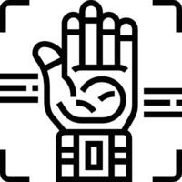Hand icon symbol image illustration vector
