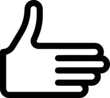 Hand icon symbol image illustration vector
