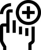 Hand icon symbol image illustration vector