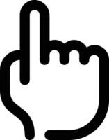 Hand icon symbol image illustration vector