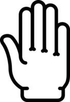Hand icon symbol image illustration vector
