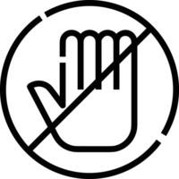 Hand icon symbol image illustration vector