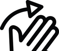 Hand icon symbol image illustration vector