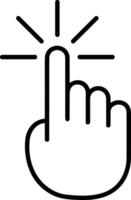 Hand icon symbol image illustration vector
