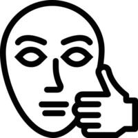 Hand icon symbol image illustration vector