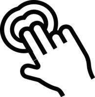 Hand icon symbol image illustration vector