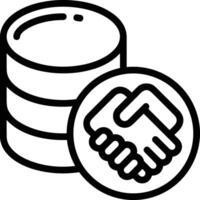 Hand icon symbol image illustration vector