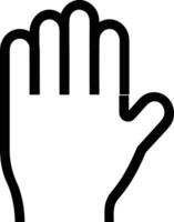 Hand icon symbol image illustration vector