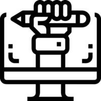 Hand icon symbol image illustration vector