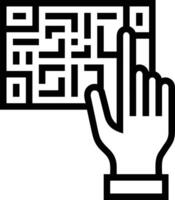 Hand icon symbol image illustration vector