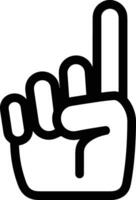 Hand icon symbol image illustration vector