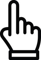 Hand icon symbol image illustration vector