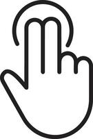 Hand icon symbol image illustration vector
