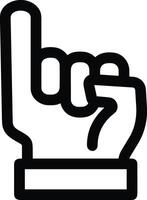 Hand icon symbol image illustration vector