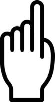 Hand icon symbol image illustration vector