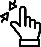 Hand icon symbol image illustration vector