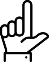 Hand icon symbol image illustration vector