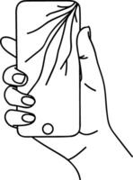 Hand icon symbol image illustration vector