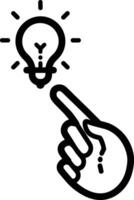 Hand icon symbol image illustration vector