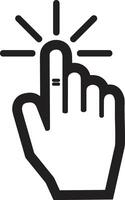 Hand icon symbol image illustration vector