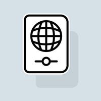 Intercom line icon. Lock, code, buttons, call, entrance, door, apartment, key, magnet. Urbanistics concept. sticker line icon on white background vector