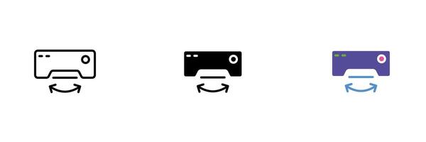 Lock and router. Secure internet network, wifi, lan, privacy, data security, communication, signal, antennas. set icon in line, black and colorful styles isolated on white background vector
