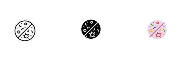 Lock and router. Secure internet network, wifi, lan, privacy, data security, communication, signal, antennas. set icon in line, black and colorful styles isolated on white background vector