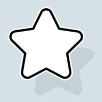 Star line icon. Sky, night, moon, galaxy, constellation, milky way, universe, telescope, starfall. Space concept. sticker line icon on white background vector