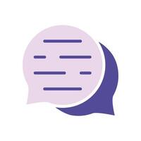 Round dialog boxes line icon. Online, chatting, internet, email, ellipsis, communication. colored icon on a white background for business vector