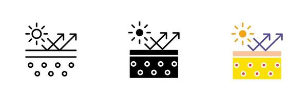 Lock and router. Secure internet network, wifi, lan, privacy, data security, communication, signal, antennas. set icon in line, black and colorful styles isolated on white background vector