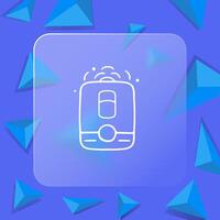 Set of ventilation icons representing air circulation and ventilation systems. Fresh, clean, air, ventilation. Glassmorphism style. line icon vector