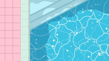 Swimming Pool Pattern Background vector
