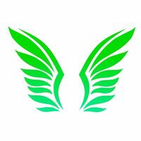 illustration graphics of tribal art abstract design of a pair of wings vector
