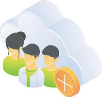 Add profile group on cloud storage vector