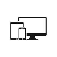 Responsive design icon. Computer, Phone, Tablet icon vector