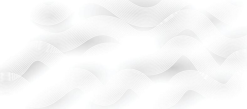 modern wave curve abstract background. paper cut background. white abstract background vector