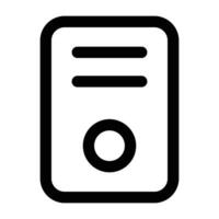 Simple Cpu icon. The icon can be used for websites, print templates, presentation templates, illustrations, etc vector