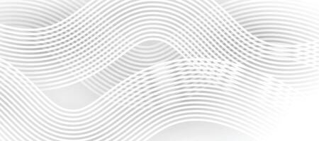 modern wave curve abstract background. paper cut background. white abstract background vector