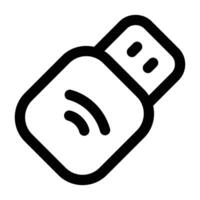 Simple Modem icon. The icon can be used for websites, print templates, presentation templates, illustrations, etc vector