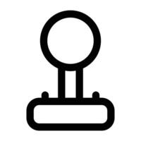 Simple Joystick icon. The icon can be used for websites, print templates, presentation templates, illustrations, etc vector