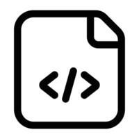 Simple Coding icon. The icon can be used for websites, print templates, presentation templates, illustrations, etc vector