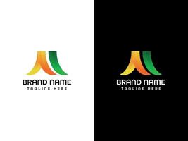 Modern M design for versatile branding vector
