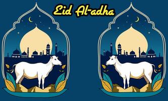 Eid al adha template background vector
