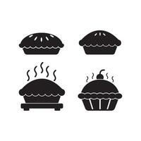 Pie icon design vector