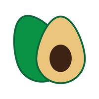 avocado icon symbol vector