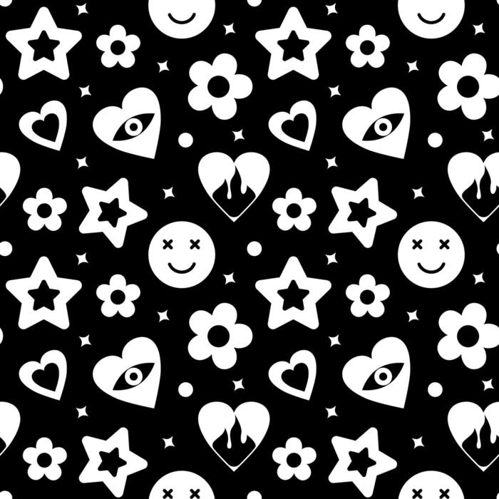 Emo Pattern Vector Art, Icons, and Graphics for Free Download