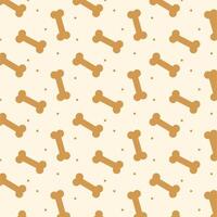 Dog bones seamless pattern vector