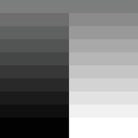 Gray Gradient Color Palette vector