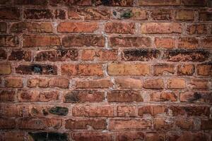the texture of an old brickwork photo