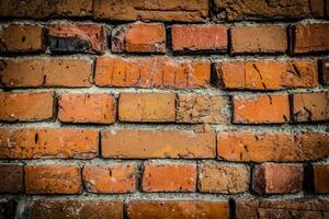 the texture of an old brickwork photo